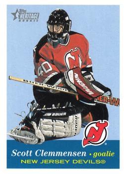#157 Scott Clemmensen - New Jersey Devils - 2001-02 Topps Heritage Hockey