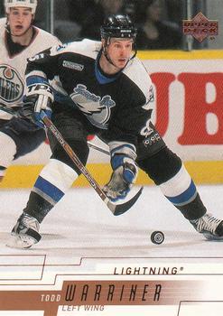#157 Todd Warriner - Tampa Bay Lightning - 2000-01 Upper Deck Hockey