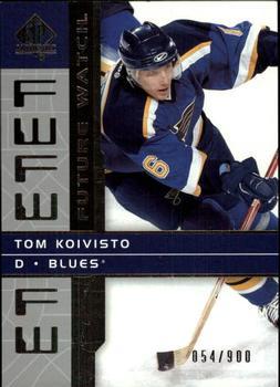 #157 Tom Koivisto - St. Louis Blues - 2002-03 SP Authentic Hockey