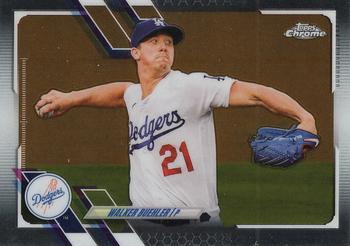 #157 Walker Buehler - Los Angeles Dodgers - 2021 Topps Chrome Baseball