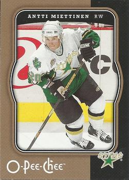 #157 Antti Miettinen - Dallas Stars - 2007-08 O-Pee-Chee Hockey