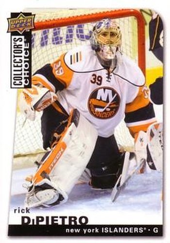 #157 Rick DiPietro - New York Islanders - 2008-09 Collector's Choice Hockey