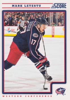 #157 Mark Letestu - Columbus Blue Jackets - 2012-13 Score Hockey