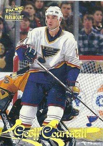 #157 Geoff Courtnall - St. Louis Blues - 1997-98 Pacific Paramount Hockey