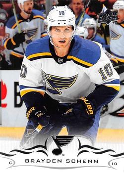 #157 Brayden Schenn - St. Louis Blues - 2018-19 Upper Deck Hockey