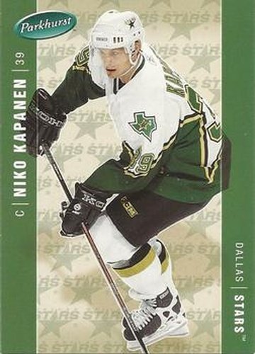 #157 Niko Kapanen - Dallas Stars - 2005-06 Parkhurst Hockey