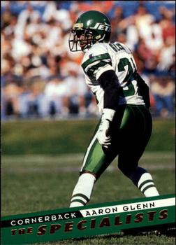 #157 Aaron Glenn - New York Jets - 1995 SkyBox Impact Football