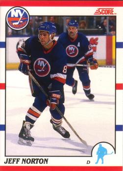 #157 Jeff Norton - New York Islanders - 1990-91 Score Canadian Hockey