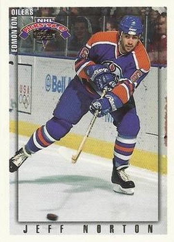 #157 Jeff Norton - Edmonton Oilers - 1996-97 Topps NHL Picks Hockey