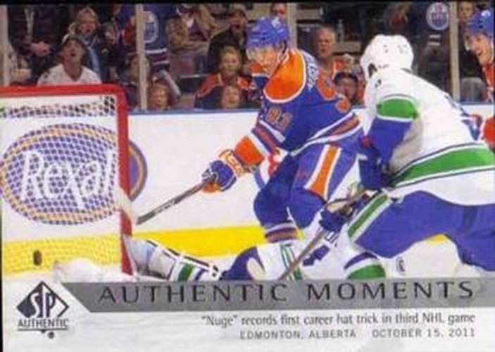 #157 Ryan Nugent-Hopkins - Edmonton Oilers - 2012-13 SP Authentic Hockey