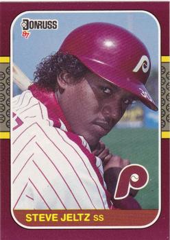 #157 Steve Jeltz - Philadelphia Phillies - 1987 Donruss Opening Day Baseball