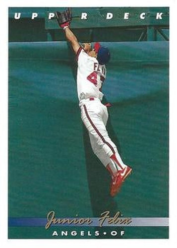 #157 Junior Felix - California Angels - 1993 Upper Deck Baseball