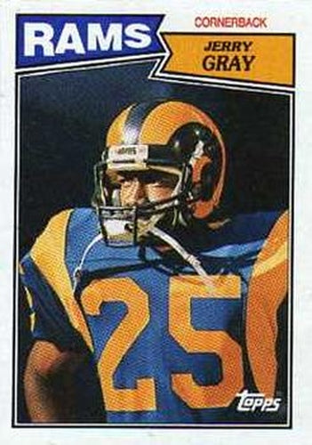 #157 Jerry Gray - Los Angeles Rams - 1987 Topps Football