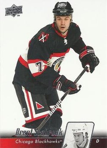 #157 Brent Seabrook - Chicago Blackhawks - 2010-11 Upper Deck Hockey