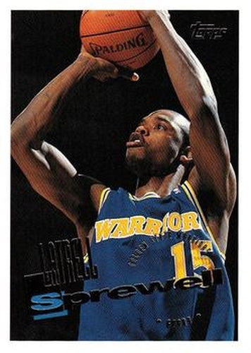 #157 Latrell Sprewell - Golden State Warriors - 1995-96 Topps Basketball