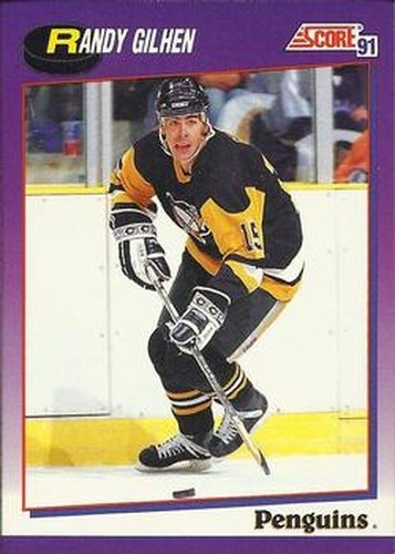 #157 Randy Gilhen - Pittsburgh Penguins - 1991-92 Score American Hockey