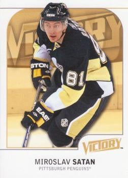 #157 Miroslav Satan - Pittsburgh Penguins - 2009-10 Upper Deck Victory Hockey