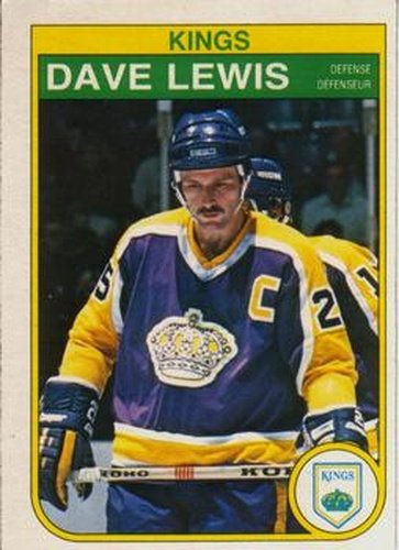 #157 Dave Lewis - Los Angeles Kings - 1982-83 O-Pee-Chee Hockey