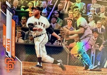 #157b Willie Mays - San Francisco Giants - 2020 Topps Chrome Baseball