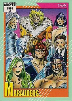 #158 Marauders - 1991 Impel Marvel Universe Series II