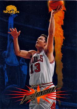 #158 Luc Longley - Chicago Bulls - 1995-96 SkyBox Premium Basketball
