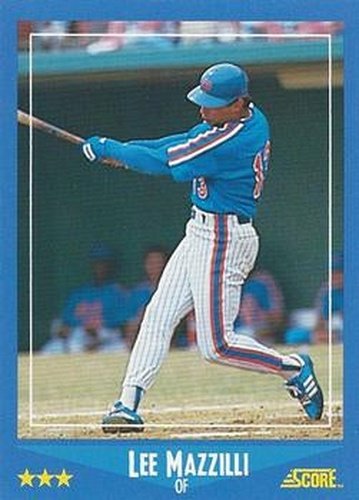 #158 Lee Mazilli - New York Mets - 1988 Score Baseball