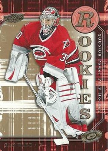 #158 Cam Ward - Carolina Hurricanes - 2005-06 Upper Deck Power Play Hockey