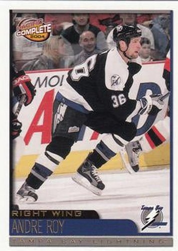 #158 Andre Roy - Tampa Bay Lightning - 2003-04 Pacific Complete Hockey