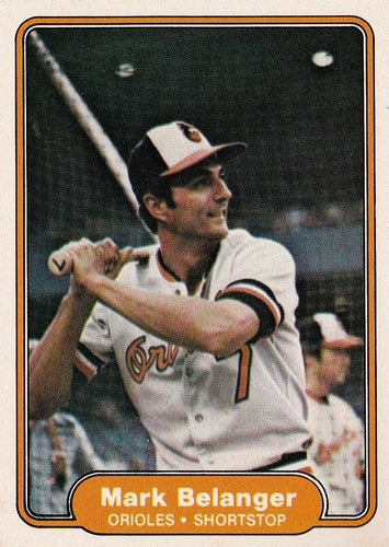 #158 Mark Belanger - Baltimore Orioles - 1982 Fleer Baseball