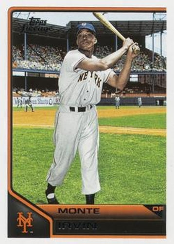 #158 Monte Irvin - New York Giants - 2011 Topps Lineage Baseball