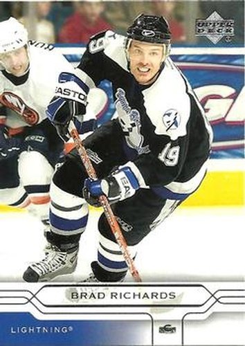 #158 Brad Richards - Tampa Bay Lightning - 2004-05 Upper Deck Hockey