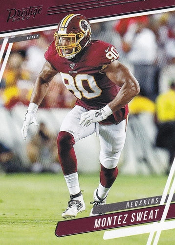 #158 Montez Sweat - Washington Redskins - 2020 Panini Prestige Football