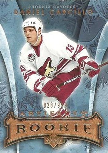 #158 Daniel Carcillo - Phoenix Coyotes - 2007-08 Upper Deck Artifacts Hockey