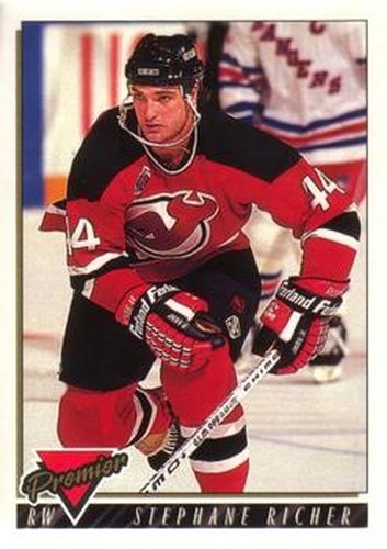 #158 Stephane Richer - New Jersey Devils - 1993-94 O-Pee-Chee Premier Hockey