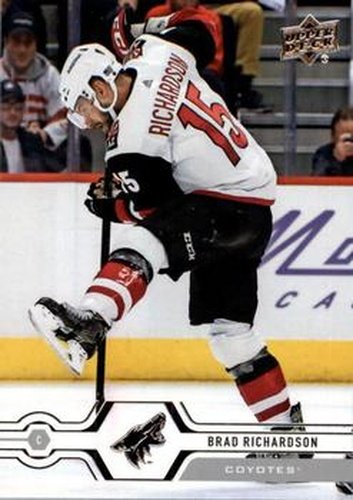 #158 Brad Richardson - Arizona Coyotes - 2019-20 Upper Deck Hockey