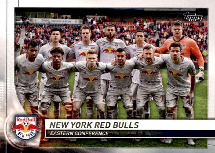 #158 New York Red Bulls - New York Red Bulls - 2020 Topps MLS Soccer