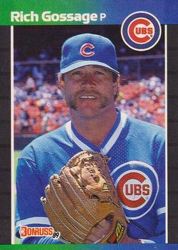 #158 Rich Gossage - Chicago Cubs - 1989 Donruss Baseball