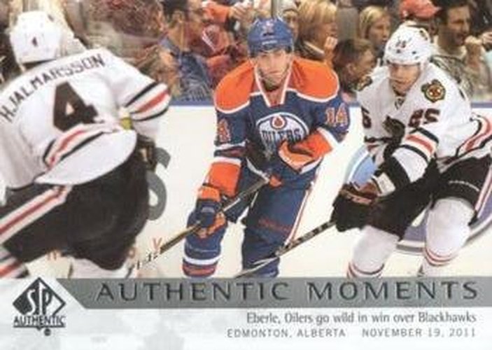 #158 Jordan Eberle - Edmonton Oilers - 2012-13 SP Authentic Hockey