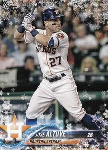#HMW158 Jose Altuve - Houston Astros - 2018 Topps Holiday Baseball