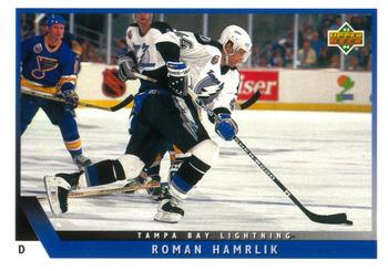 #158 Roman Hamrlik - Tampa Bay Lightning - 1993-94 Upper Deck Hockey