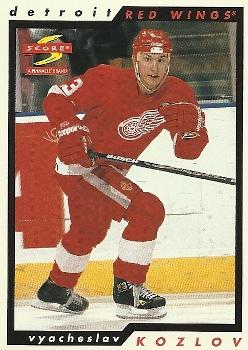 #158 Vyacheslav Kozlov - Detroit Red Wings - 1996-97 Score Hockey