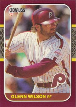 #158 Glenn Wilson - Philadelphia Phillies - 1987 Donruss Opening Day Baseball
