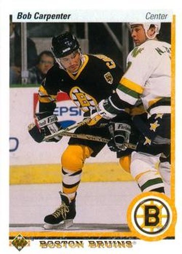 #158 Bob Carpenter - Boston Bruins - 1990-91 Upper Deck Hockey