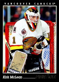 #158 Kirk McLean - Vancouver Canucks - 1993-94 Pinnacle Hockey
