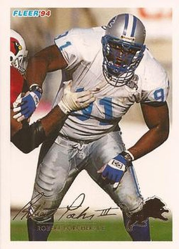 #158 Robert Porcher - Detroit Lions - 1994 Fleer Football