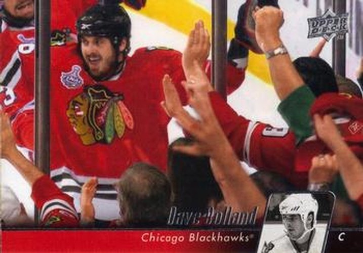 #158 Dave Bolland - Chicago Blackhawks - 2010-11 Upper Deck Hockey