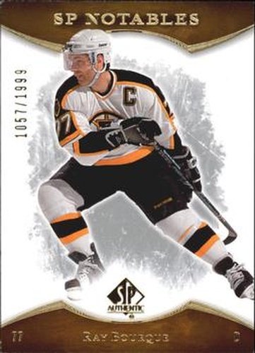 #158 Ray Bourque - Boston Bruins - 2007-08 SP Authentic Hockey