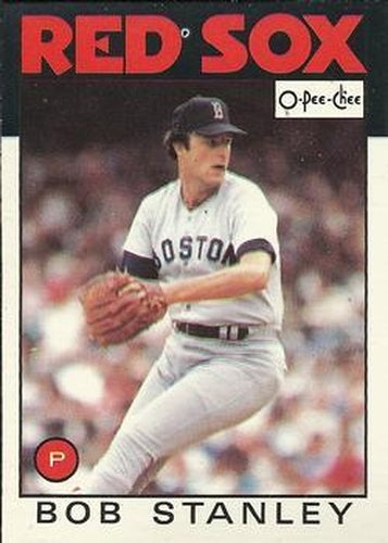 #158 Bob Stanley - Boston Red Sox - 1986 O-Pee-Chee Baseball