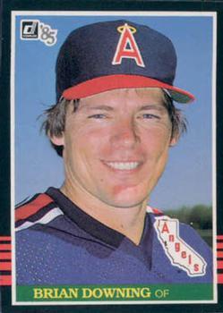 #158 Brian Downing - California Angels - 1985 Donruss Baseball