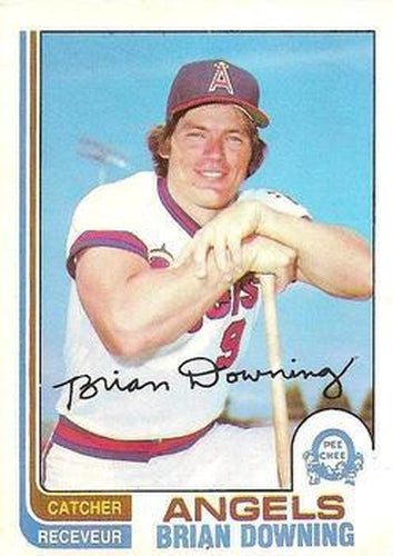 #158 Brian Downing - California Angels - 1982 O-Pee-Chee Baseball